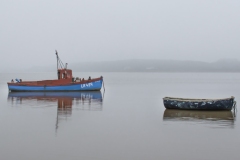 Moored boats at Glasson Dock