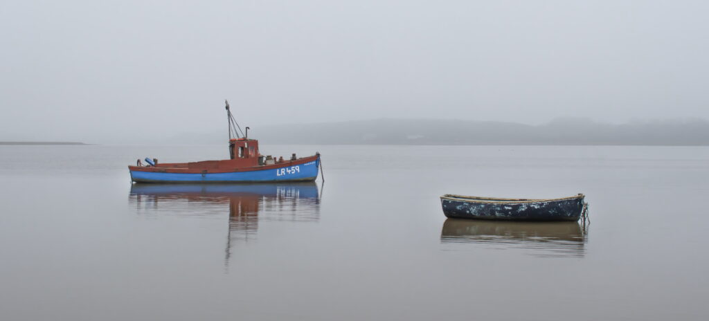 Two moored boats